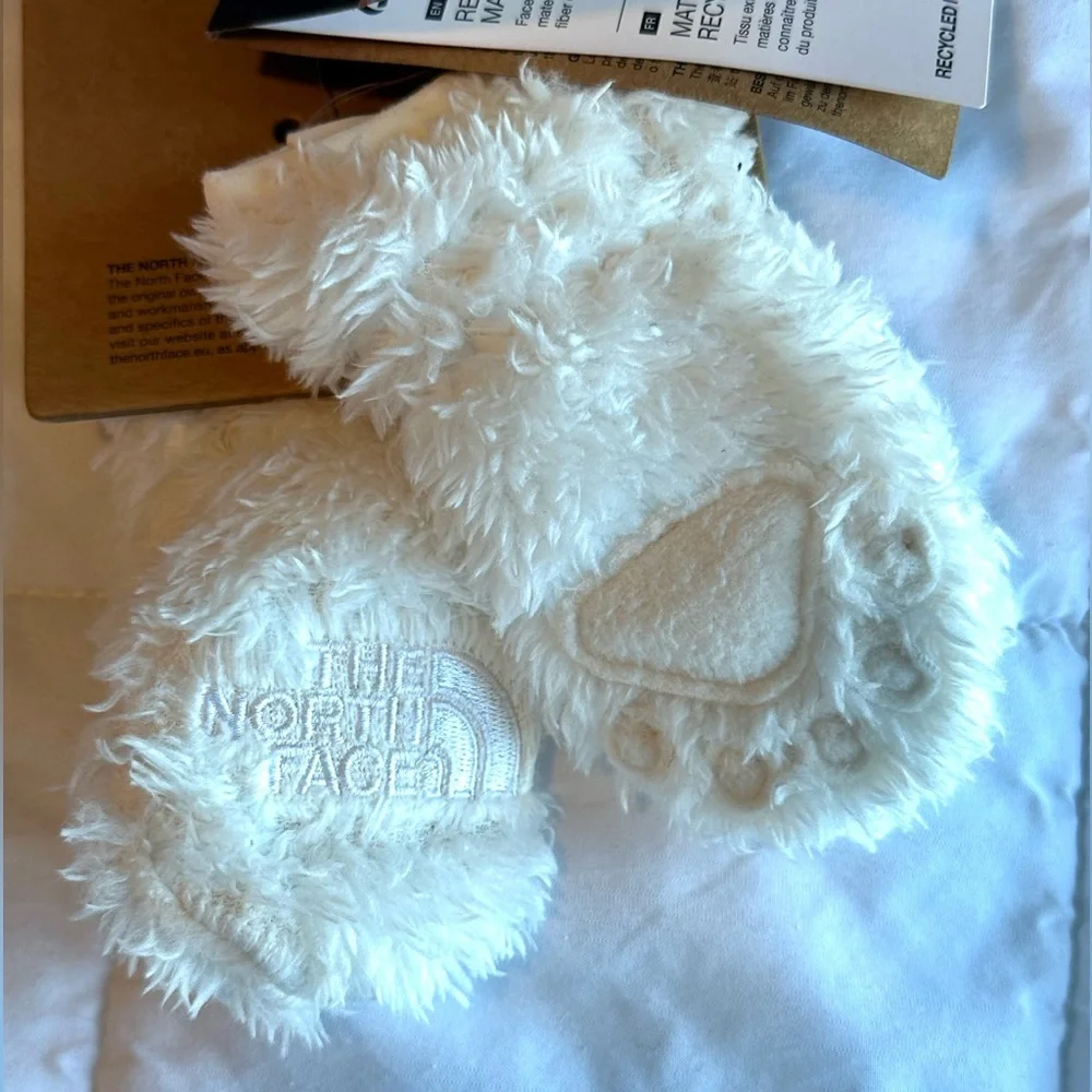🦋The North Face Baby Bear Suave Oso Mitt size-0-6 Months